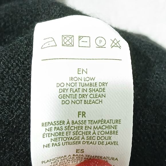 LILYSILK Cashmere Turtleneck Womens Medium Black Pullover Sweater NWT - Picture 9 of 12